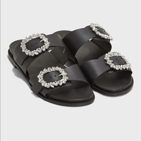 Vero Moda Shoes - 🖤 Vero Moda black jeweled slides